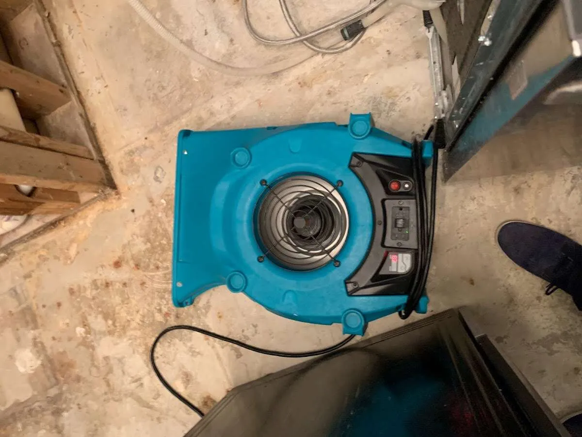 Air mover drying equipment for Mold Remediation & Removal in Fort Atkinson